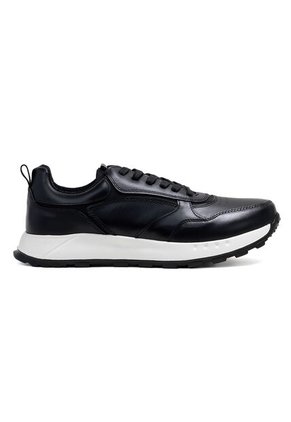 Sky Walk Tenis Urbanos En Cuero Para Hombre 663106BOSSNEGRO