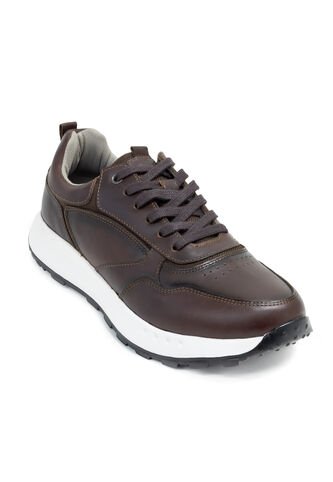 Sky Walk Tenis Urbanos En Cuero Para Hombre 663106BOSSCONAC Skywalk