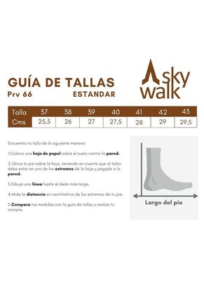 Sky Walk Zapatos Casual Hombre 6631042563NEGRO