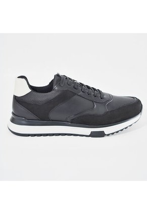 Sky Walk Tenis Casuales De Cuero Para Hombre 663106SNEKERSNEGRO