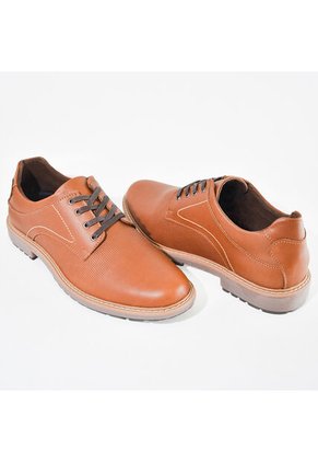 Sky Walk Zapatos Casuales En Cuero Para Hombre 663111920MIEL