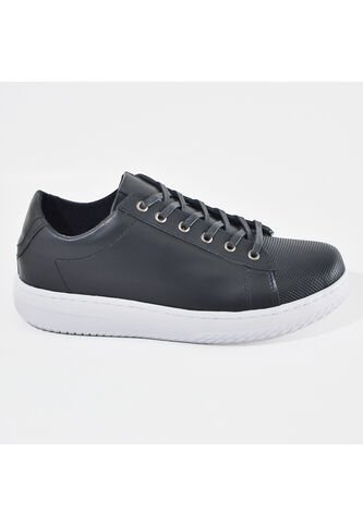 Sky Walk Tenis Casual De Cuero Para Hombre 663111620NEGRO Skywalk