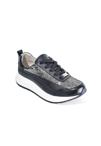 Sky Walk Zapato Casual En Cuero Para Mujer 512ESKY202NEGRO Skywalk