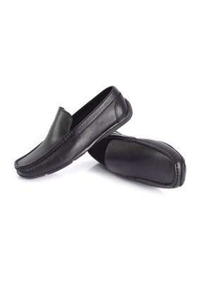 SkyWalk Mocasín Clásico En Cuero Para Caballero 663145044NEGRO