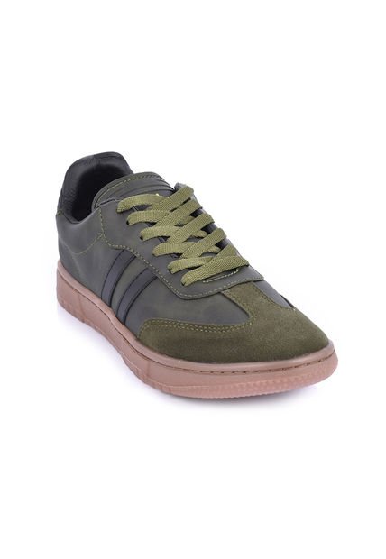 Sky Walk Tenis Casual Para Hombre 663121P-66VERDE