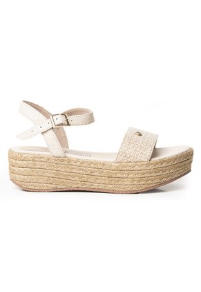 Plataformas Altas En Yute De Capellada En Cuero 682YN-04COCOA
