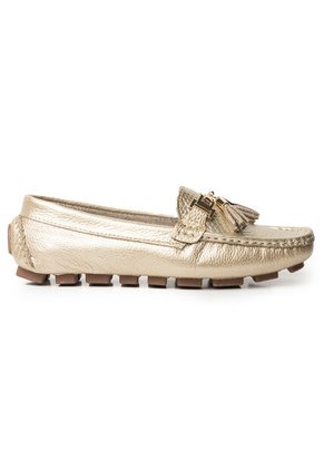 Sky Walk Mocasines Clásicos En Cuero 712051DORADO