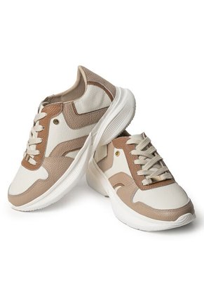 Sky Walk Zapato Casual En Cuero Para Mujer 512HNC702NUDE