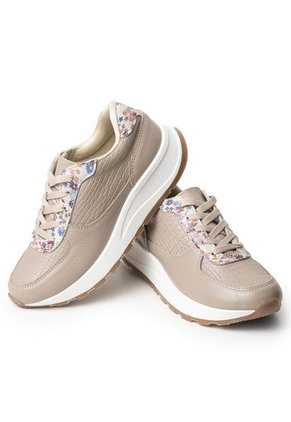 Sky Walk Tenis Moda Para Mujer En Cuero 802G13ARENA