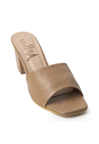 Sky Walk Tacones Moda Para Mujer En Cuero 832ALO-01CAMEL Skywalk