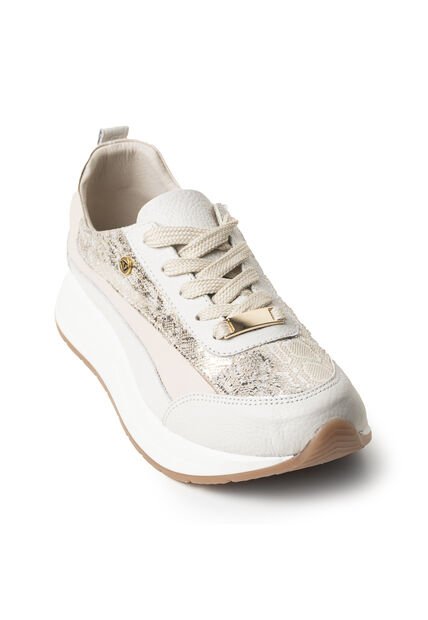Sky Walk Zapato Casual En Cuero Para Mujer 512ESKY202NUDE