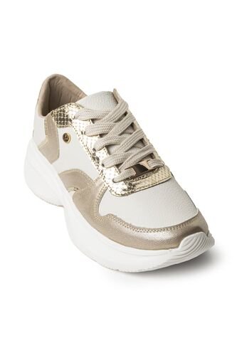 Sky Walk Zapato Casual En Cuero Para Mujer 512HNC702CHAMPANA Skywalk