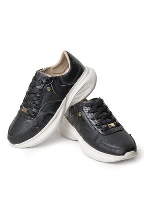 Sky Walk Zapato Casual En Cuero Para Mujer 512HNC702NEGRO
