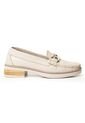Mocasines Clásicos Con Tacón Bajo En Cuero 682NDNUDOBEIGE de Skywalk