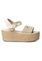 Plataformas Altas En Yute De Capellada En Cuero 682YN-05BEIGE de Skywalk