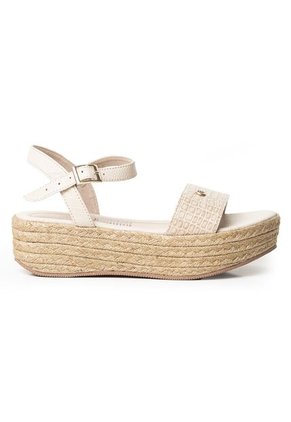 Plataformas Altas En Yute De Capellada En Cuero 682YN-04COCOA