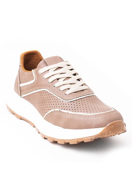 Sky Walk Tenis Casual Hombre 663103A-43BEIGE