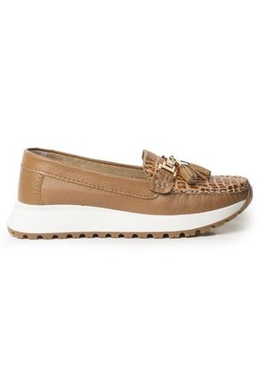 Sky Walk Mocasines Clásicos En Cuero 712052MIEL