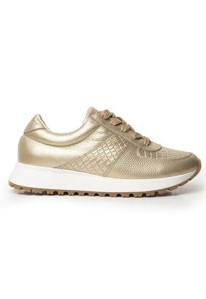 Sky Walk Tenis Moda Para Mujer En Cuero 802G50CHAMPANA