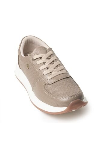Sky Walk Tenis Moda Para Mujer En Cuero 89201BOLIBEIGE Skywalk