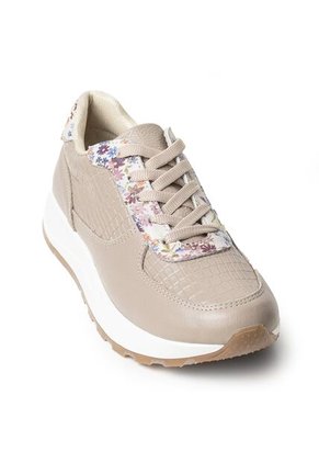 Sky Walk Tenis Moda Para Mujer En Cuero 802G13ARENA