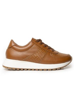 Sky Walk Tenis Moda Para Mujer En Cuero 802G50MIEL