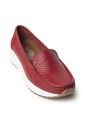 Sky Walk Mocasines Para Mujer En Cuero 752SK06ROJO de Skywalk