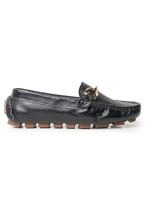 Sky Walk Mocasines Clásicos En Cuero 712051NEGRO
