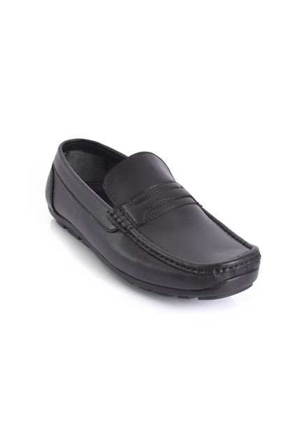 SkyWalk Mocasín Clásico En Cuero Para Caballero 66314507NEGRO