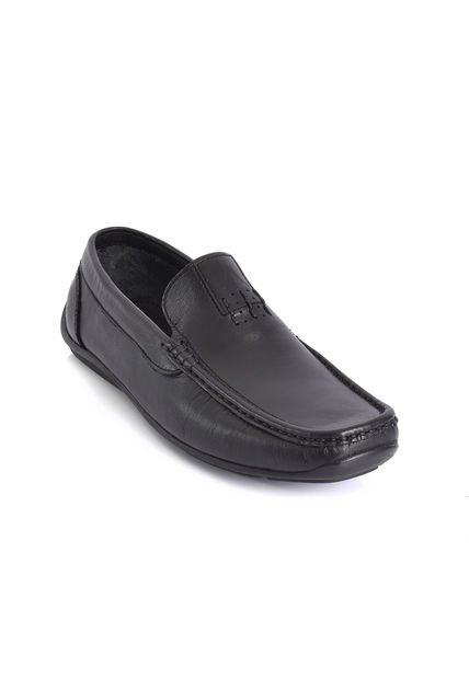 SkyWalk Mocasín Clásico En Cuero Para Caballero 663145056NEGRO