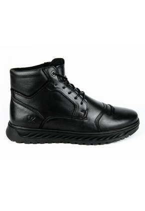 Sky Walk Botas Cuero Hombres 663123BB202951NEGRO