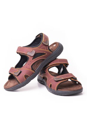 Skywalk Sandalia En Cuero Para Hombre 663151430CAFE