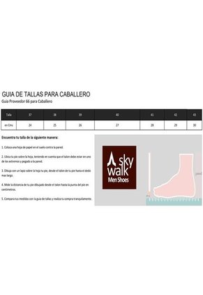 Skywalk Para Hombres 6631111612Negro