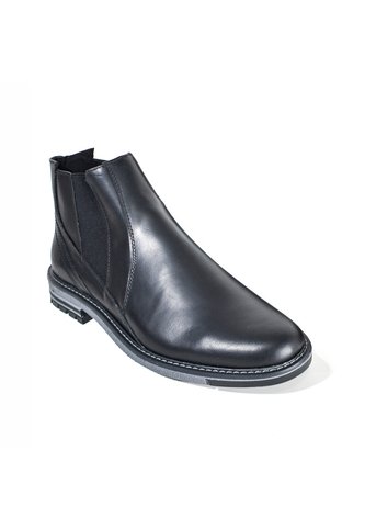 Price Shoes Botines Chelsea Clasico Cuero Hombre 663111104NEGRO Skywalk