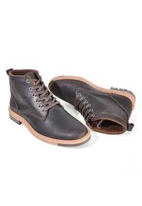 Price Shoes Botas Cordon Casual Cuero Hombre 66311150CAFE