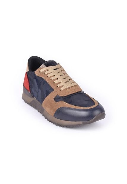 Skywalk Tenis Moda Casual Hombre 663103B19AzulCamel
