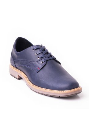 Sky Walk Zapato Cordon En Cuero Para Caballero 66311193AZUL