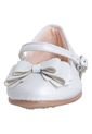 Zapatos Planos Con Lazo Para Niña Blanco Smartfit 198377 Payless de Smartfit