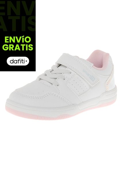 Zapatos Deportivos Amlin Para Niña Pequeña Blanco Smartfit 210640