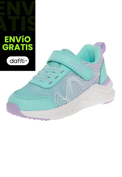 Zapatos Deportivos Para Niña Pequeña Verde Claro Smartfit 210178