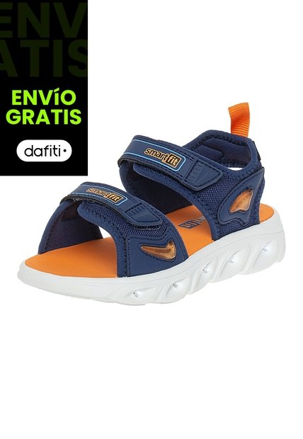 Sandalias Luxe Para Niño Pequeño Azul Smartfit 210313
