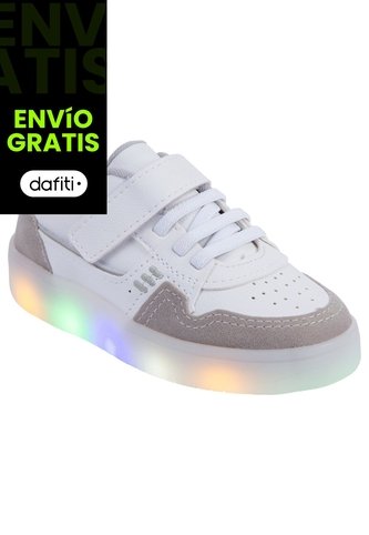 Zapatos Casuales Tipo Sneakers Para Niño Pequeño Blanco Smartfit 201400 Smartfit