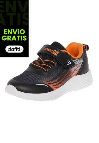 Zapatos Deportivos Para Niño Pequeño Negro Smartfit 210396 Smartfit