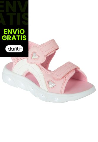 Sandalias Jacky Para Niña Pequeña Rosa Claro Smartfit 201196 Payless Smartfit