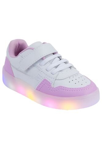 Zapatos Casuales Tipo Sneakers Para Niña Pequeña Blanco Smartfit 201403 Smartfit