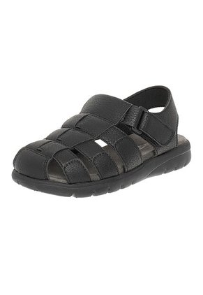 Sandalias Livingston Tipo Pescador Para Niño Negro Smartfit 210224