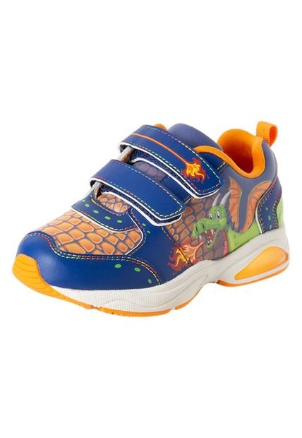 Zapatos Deportivos Con Diseño De Dragon Para Niños Pequeños Azul Smartfit 193558