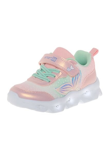 Zapatos Deportivos Twinkle Para Niña Pequeña Rosa Claro Smartfit 210399