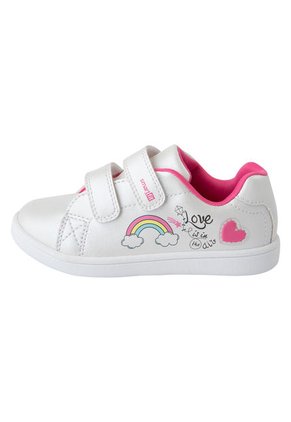 Zapatos Casuales Con Diseño De Arco Iris Para Niña Pequeña Blanco Smartfit 200295 Payless