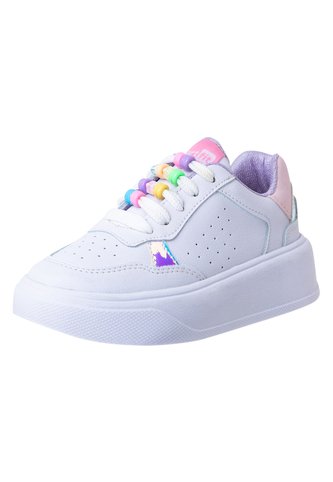 Zapatos Casuales Con Cuentas Para Niña Pequeña Blanco Smartfit 198388 Smartfit